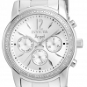 Invicta Women's 21714 Angel Quartz Chronograph Silver Dial Watch IW-06
