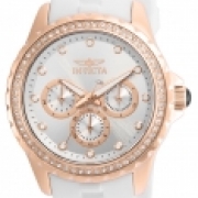Invicta Women's 21901 Angel Quartz Chronograph Silver Dial Watch IW-01