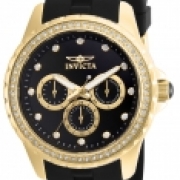 Invicta Women's 21904 Angel Quartz Chronograph Black Dial Watch IW-06