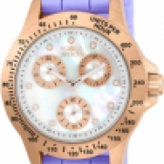 Invicta 21988 Reloj para mujer Speedway Cronógrafo de cuarzo blanco dial Watch IW-06
