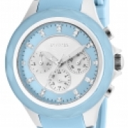 Invicta Women's 22675 Angel Quartz Chronograph Silver, Light Blue Dial Watch IW-06