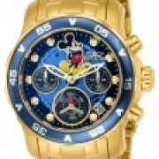Invicta 24130 de cuarzo para Mujer de Disney Cronógrafo Negro dial Watch IW-06