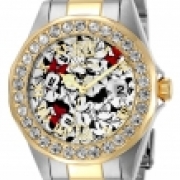 Invicta Reloj para mujer 24418 Disney cuarzo 3 manos negro, rojo, blanco reloj de esfera IW-06