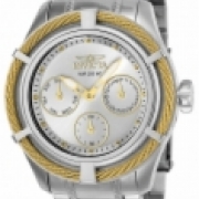Invicta 24454 de cuarzo para Mujer cronógrafo de plata reloj Dial IW-06