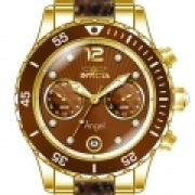 Invicta mujer 24706 Angel cuarzo multifunción Cafe dial Watch IW-06