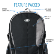 V7 Mochila Odyssey para portátil de 15,6" negro IM 04 CBEX1A-BLK-1N